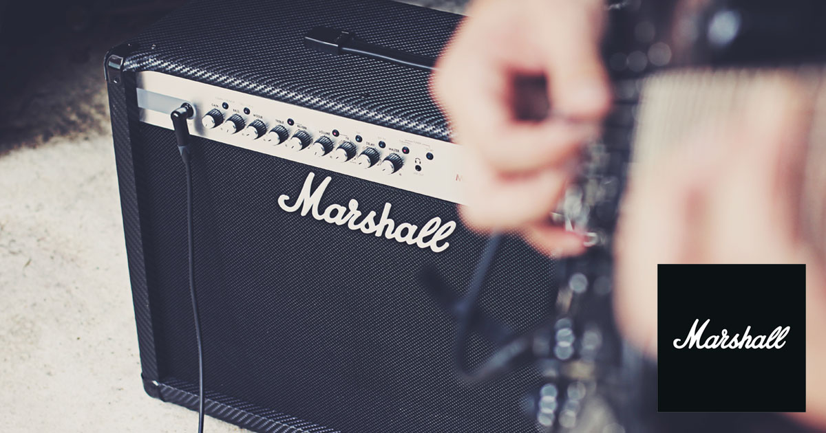 Marshall: Amplificatori, cabinet, pedali e accessori