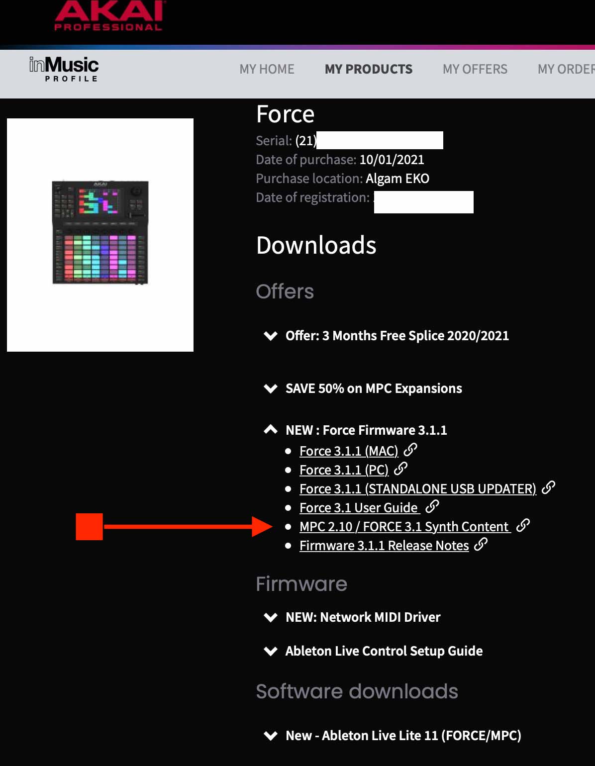 dove scaricare i virtual instrument pr AKAI MPC e FORCE dove scaricare i virtual instrument pr AKAI MPC e FORCE