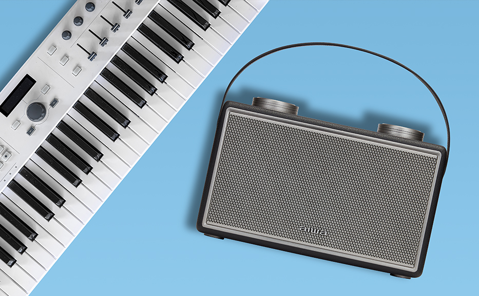 AIWA BSTU-800BK ideale anche per studiare può riprodurre direttamente file audio Mp3 e connettere direttamente una chitarra all'ingresso dedicato
