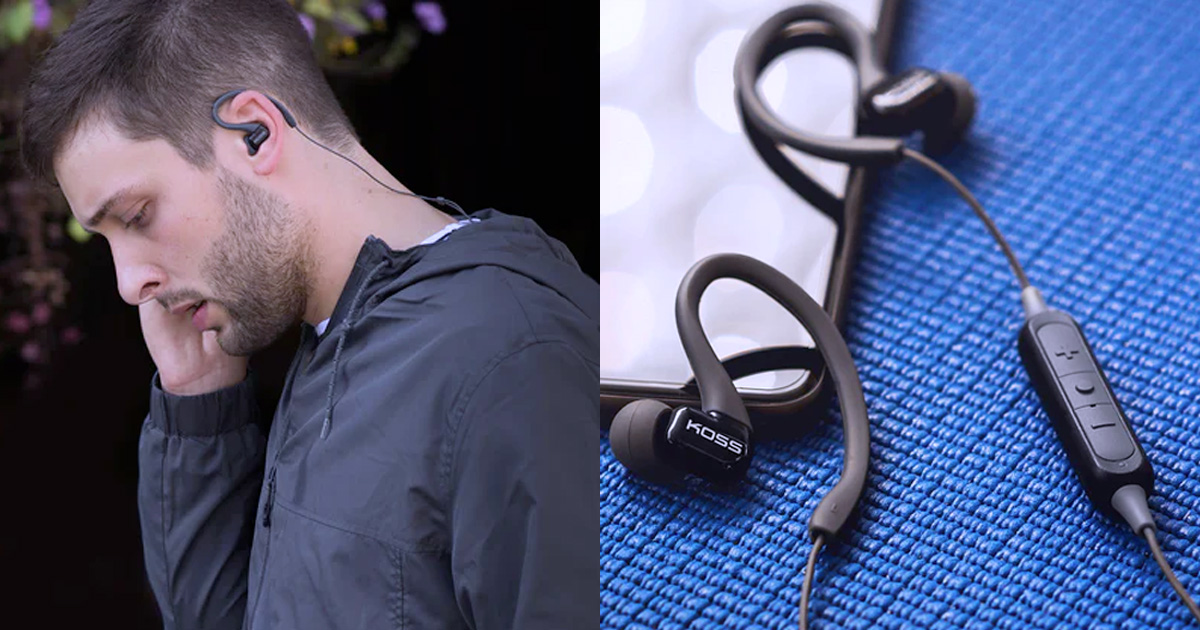 Le Koss BT232i wireless Bluetooth sono realizzate un design originale e unico che assicura la vestibilità ideale. Utilizzando un nuovo design in-ear, gli elementi rimangono fissati comodamente alle orecchie realizzando la tenuta ideale per una perfetta esperienza d'ascolto.