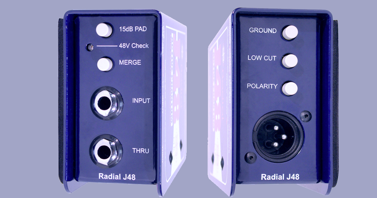 J48 utilizza un alimentatore switching di nuova concezione che aumenta la tensione del rail interno in modo che possa gestire fino a 9 Volt, con conseguente miglioramento del segnale e maggiore headroom