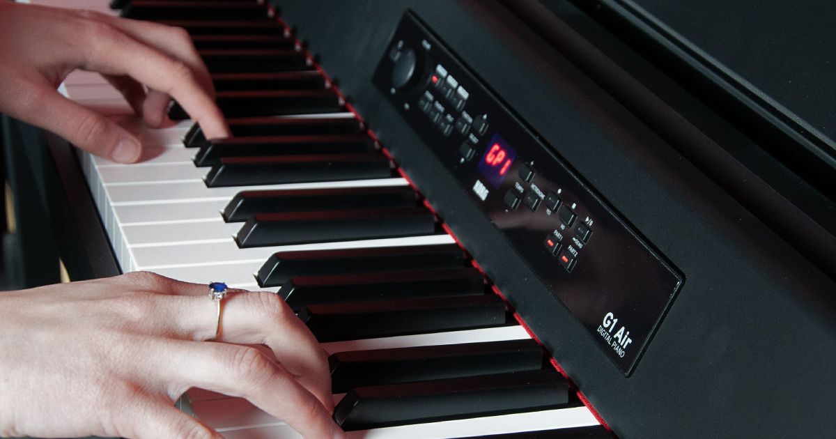 KORG G1B-AIR BK è un piano digitale che offre un'esperienza esecutiva di grande espressività e bellezza, adatto allo studio o al puro piacere di fare musica