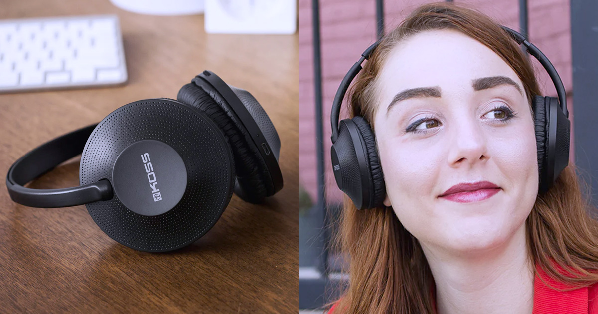 KPH7 WIRELESS di Koss è un cuffia over ear chiusa senza filo con trasmissione via Bluetooth 5.0, dal design sottile e moderno leggera e comoda da indossare anche per lunghi periodi