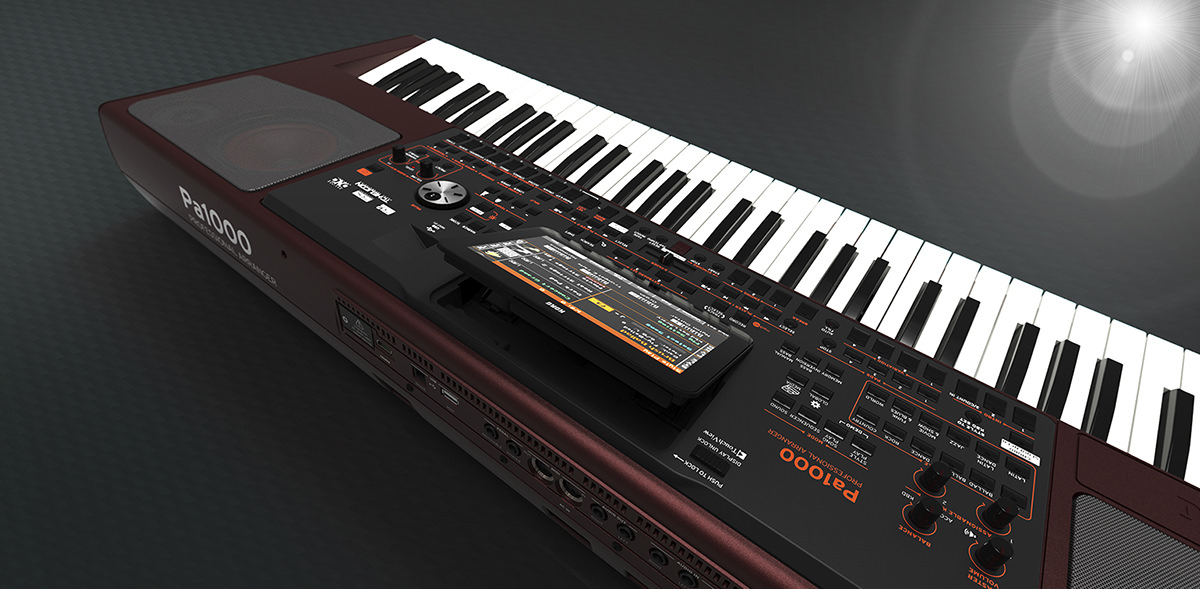 Pa1000 è la Top Arranger Keyboard KORG dotata di amplificazione interna.