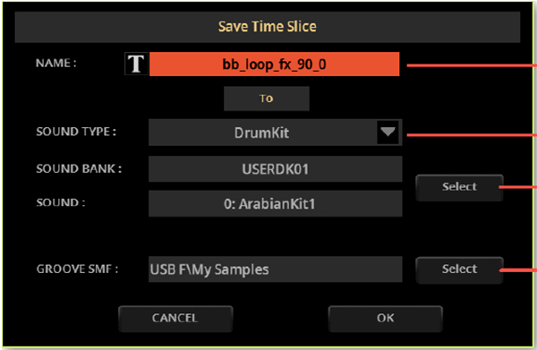 TIME SLICE la funzione che consente la sincronizzazione dei GROOVE AUDIO ai BPM di Pa5X è stata rivista ed ulteriormente ottimizzata
