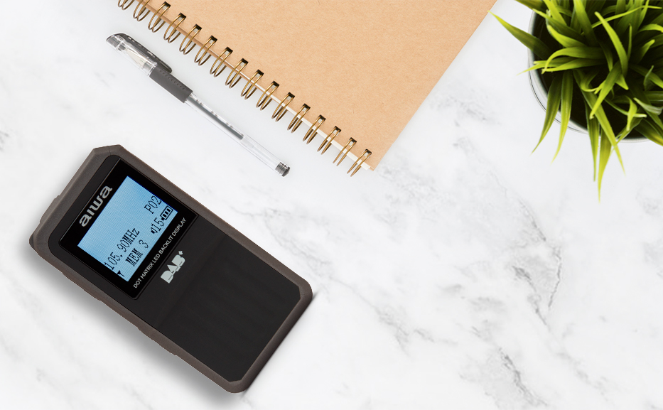 Con AIWA RD-20DAB/BK le tue stazioni e programmi radio preferiti sempre disponibili 