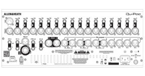 Ingressi e Uscite dell'Allen & Heath Qu-Pac Ingressi e Uscite dell'Allen & Heath Qu-Pac