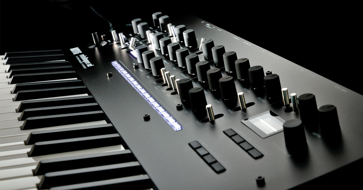il pannello di minilogue XD consente l'intervento diretto sui parametri principali del suono, un reale approccio Vintage alla sintesi sonora