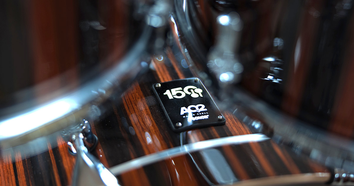 Sonor AQ2 150esimo anniversario finitura Ebony Natural in edizione limitata