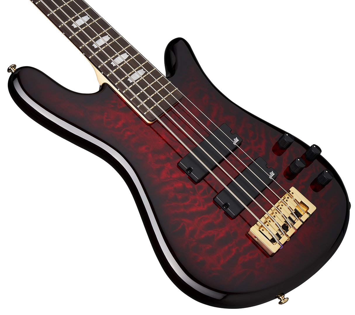 basso elettrico 5 corde NS-ICON Black Cherry Stain Gloss