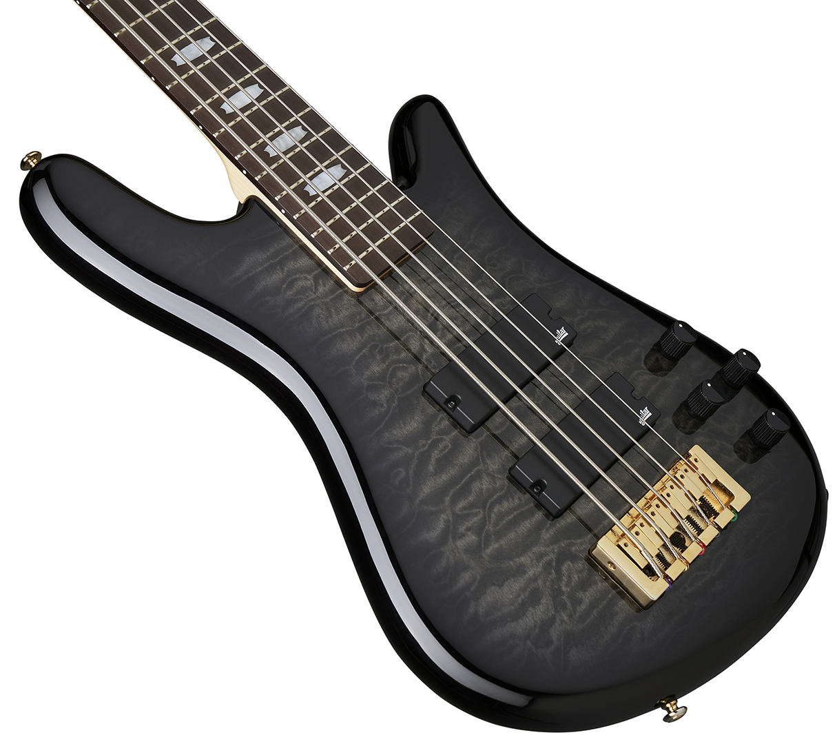 basso elettrico 5 corde NS-ICON Black Stain Gloss