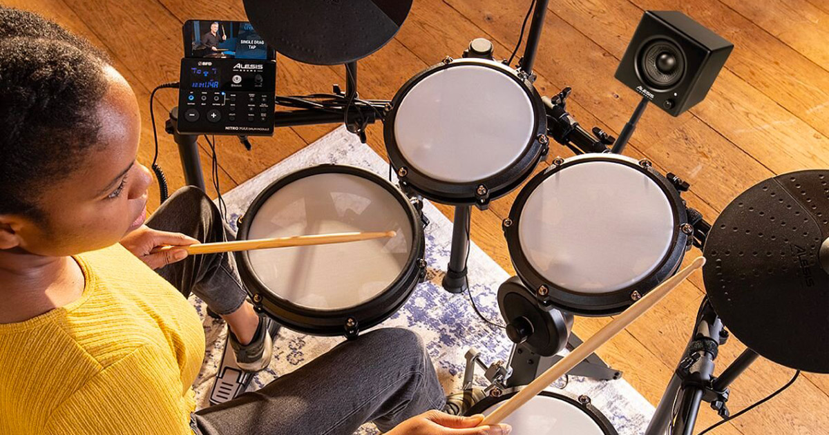 Alesis Nitro Amp è il drum monitor progettato per le batterie elettroniche Nitro Pro e Max.