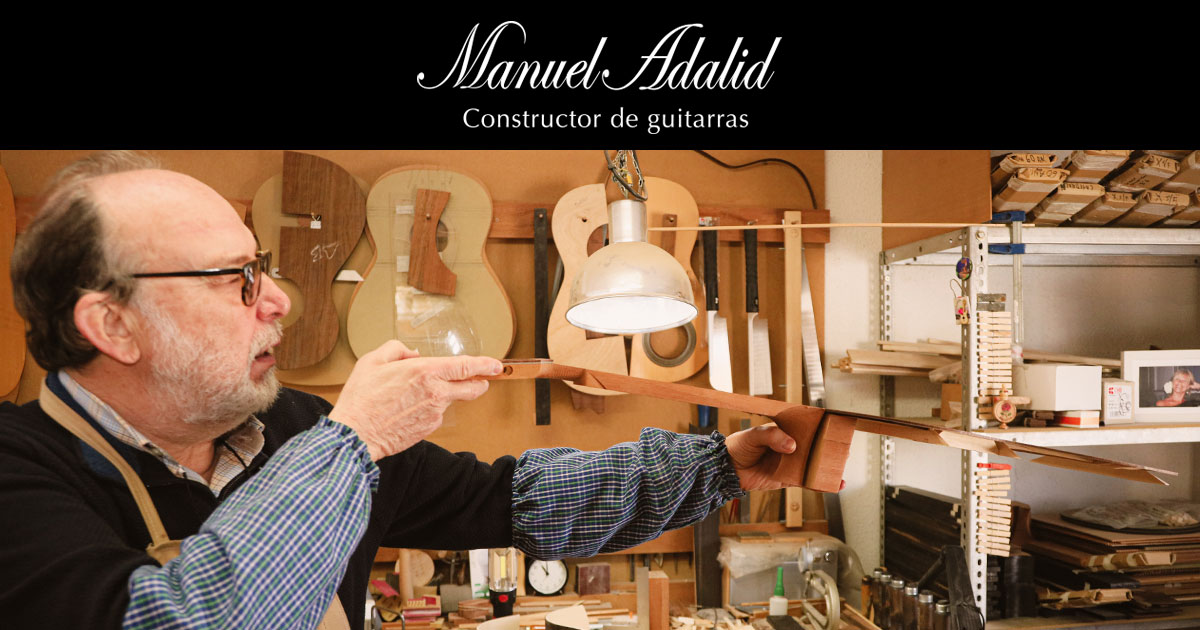 Manuel Adalid è il marchio spagnolo che produce chitarre classiche da concerto fatte a mano, distribuito in Italia da AlgamEKO