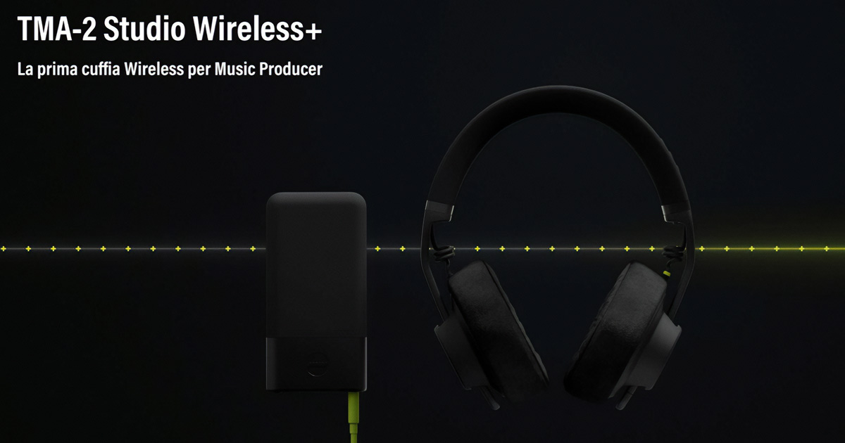TMA-2 Studio Wireless+: la prima cuffia wireless a bassa latenza per Producer e studi di registrazione