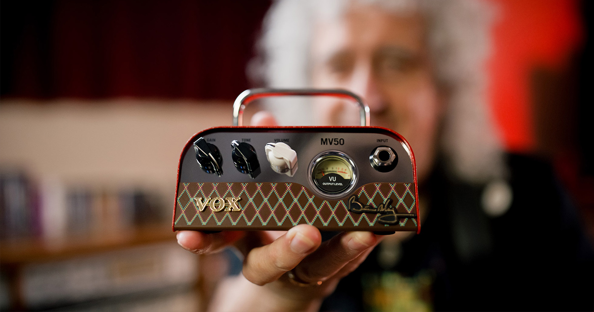 L'amplificatore Vox per chitarra elettrica MV50 signature di Brian May dei Queen