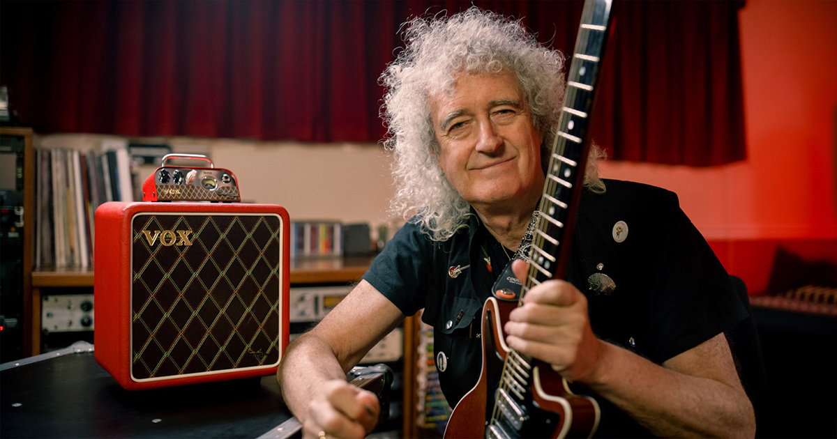 L'amplificatore Vox per chitarra elettrica MV50 signature di Brian May dei Queen in bundle