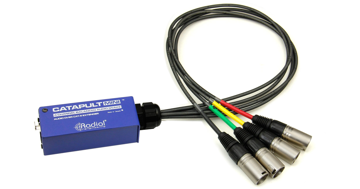 Invia 4 canali audio analogici su un unico cavo Cat 5/6, può funzionare con cablaggi già esistenti, Compatto, leggero, resistente e robusto