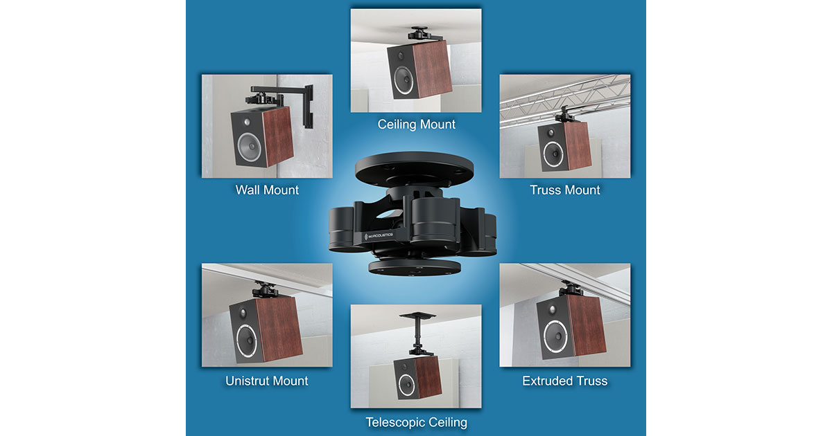 Esempi di montaggio del disaccoppiatore IsoAcoustics V120