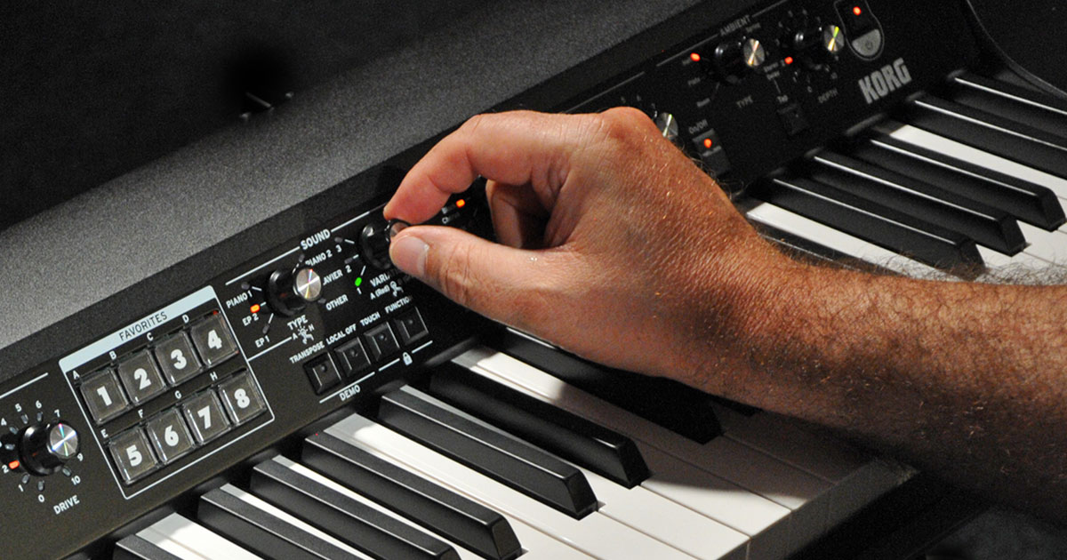 KORG SV-73 offre un'accurata selezione di suoni di tastiere classiche, Vintage e Moderne