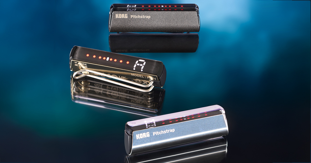 KORG Pitch è disponibile in tre eleganti finiture di colore: Algento, oro, nero