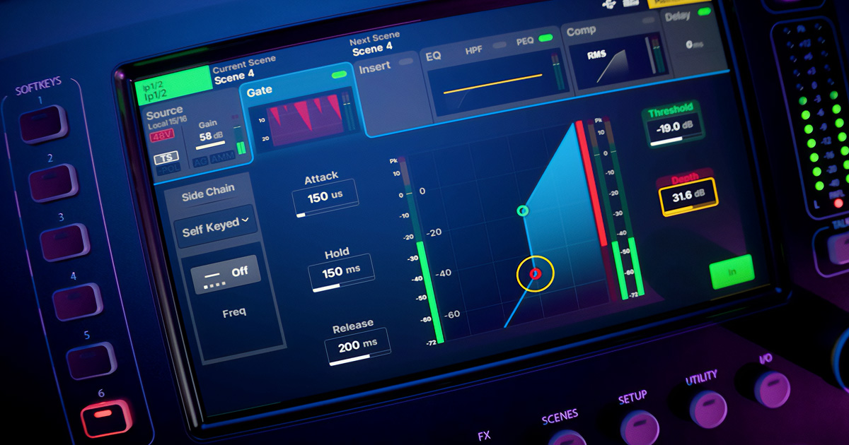 Allen & Heath Qu: nuova interfaccia utente semplificata, basata su Touchscreen da 7