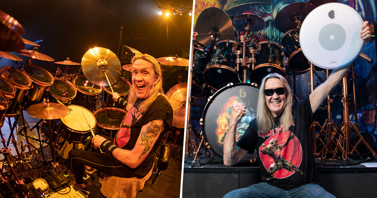 La pelle per batteria acustica CODE BOOMERSNR13 è la pelle signature di Nicko Mcbrain, batterista degli Iron Maiden.