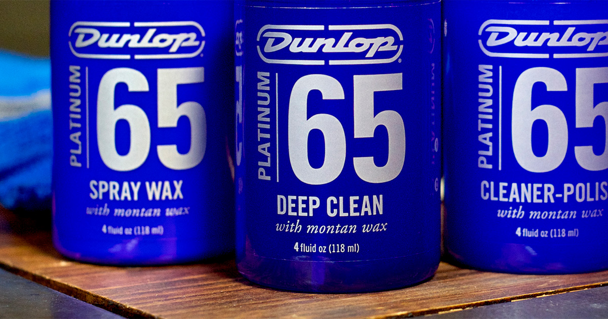 Nel campo della pulizia e manutenzione dello strumento Dunlop non ha rivali: la sua linea System 65 è utilizzata in tutto il mondo e include prodotti adatti ad operazioni veloci oppure a una pulizia profonda e un setup completo.