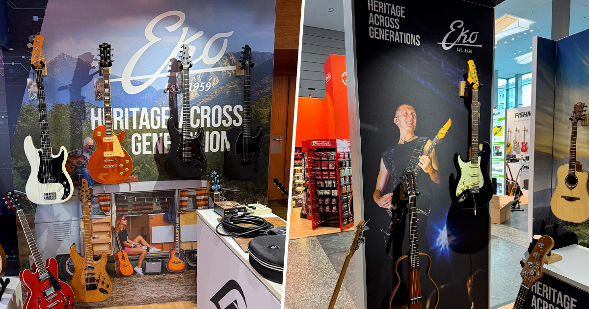 Scopri i dettagli dello stand Eko Guitars al Guitar Summit 2025
