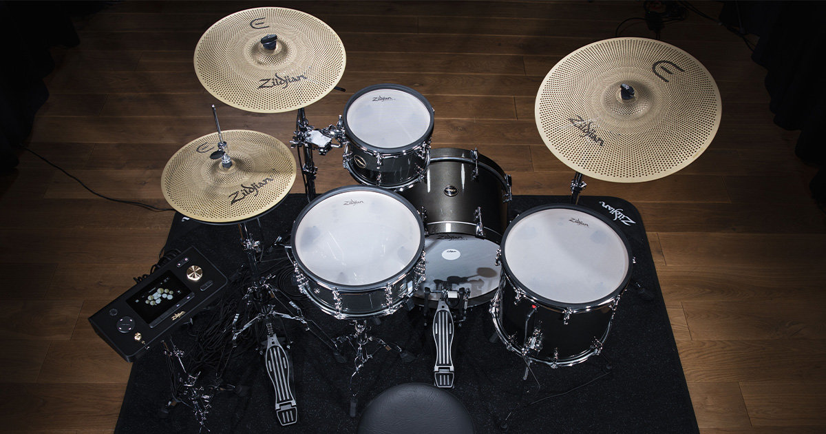 Zildjian Alchem-E Gold dal punto di vista del batterista