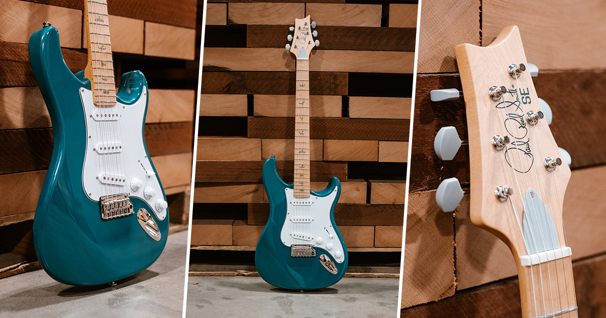 PRS introduce la tastera in Acero anche per le Silver Sky della famiglia SE, in tre nuove colorazioni: Nylon Blue, Overland Gray e Summit Purple.