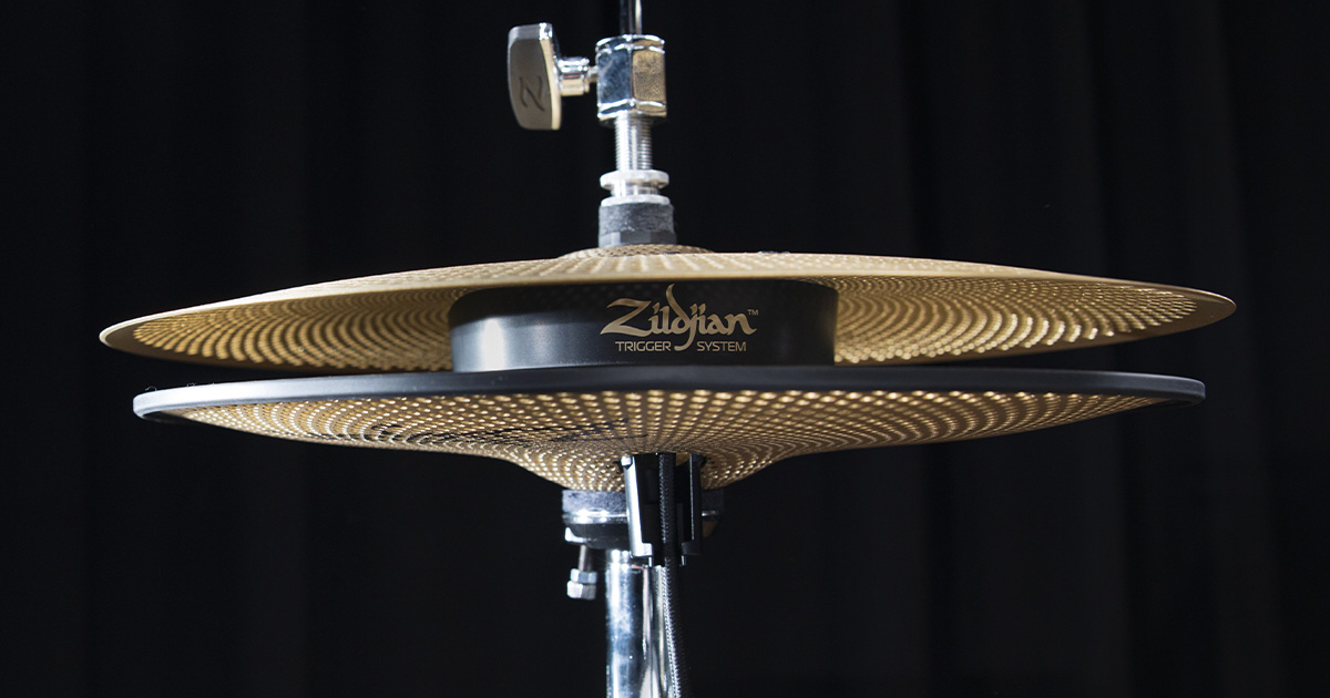 Hihat with Zildjian Trigger System from Zildjian Alchem-E Gold EX