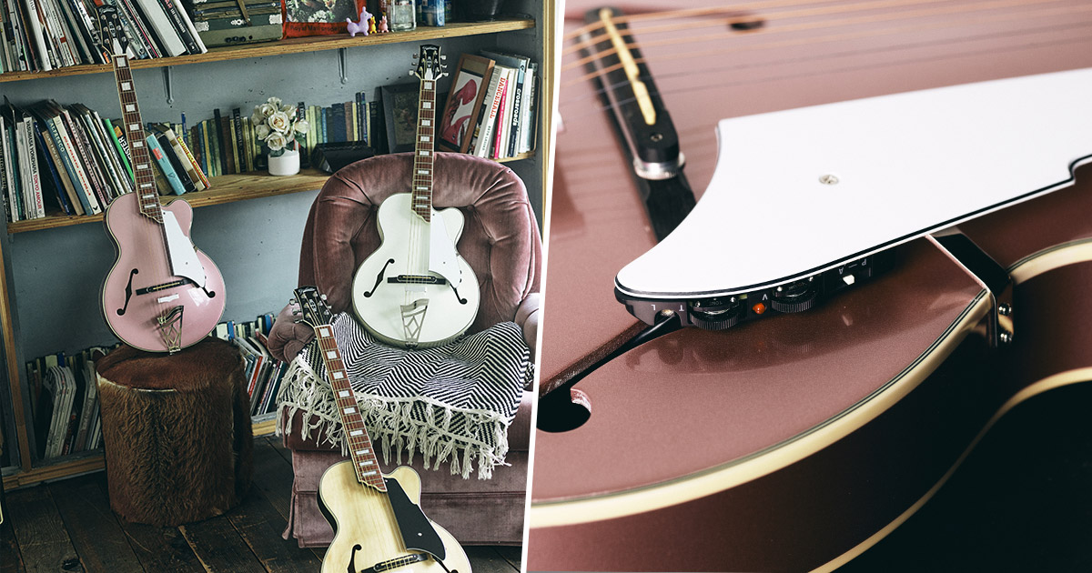 Scopri tutti i dettagli delle chitarre archtop Giulietta VGA-5TPS di Vox!