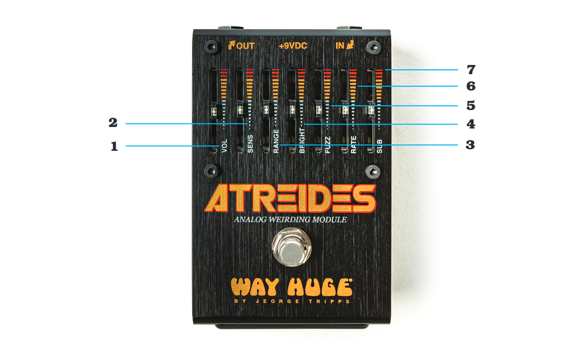 WHE900 Atreides Analog Weirding - Controlli