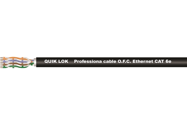 Quik Lok - ETH/1007 BK CAVO ETHERNET Cat6e