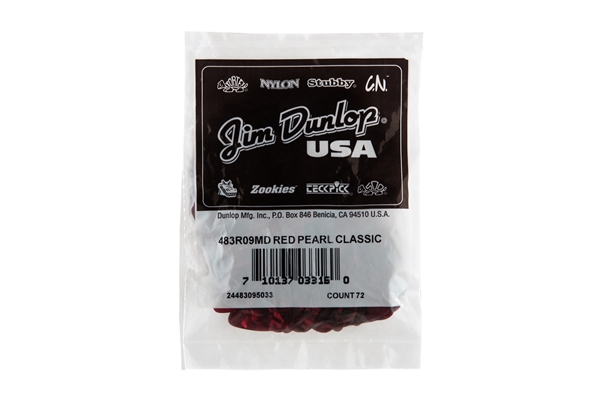 Dunlop - 483R#09 Red Perloid - Medium