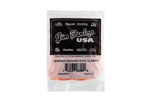 Dunlop - 483R#08 Orange Perloid - Heavy