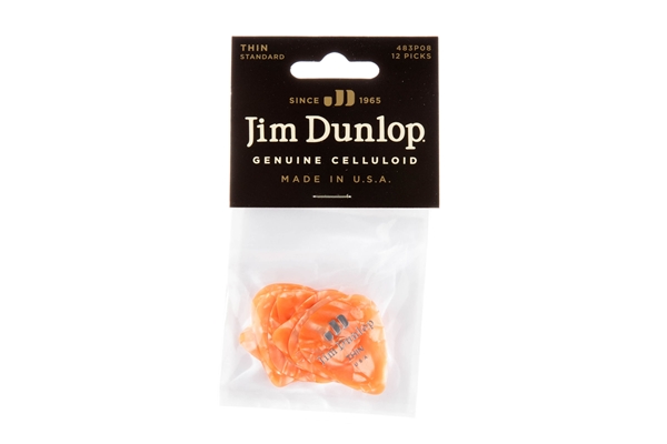 Dunlop - 483P#08 Orange Perloid - Thin