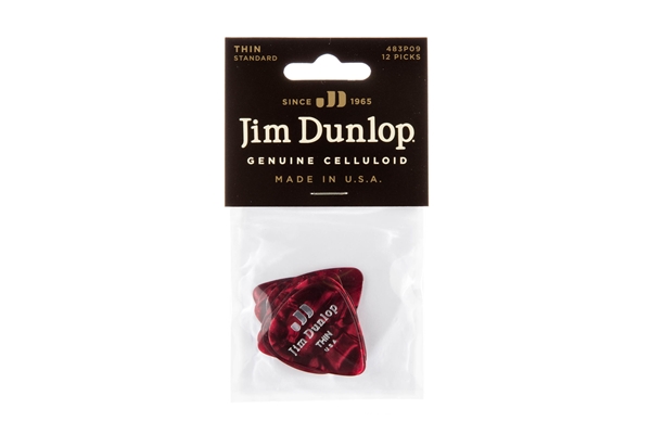 Dunlop - 483P#09 Red Perloid - Thin