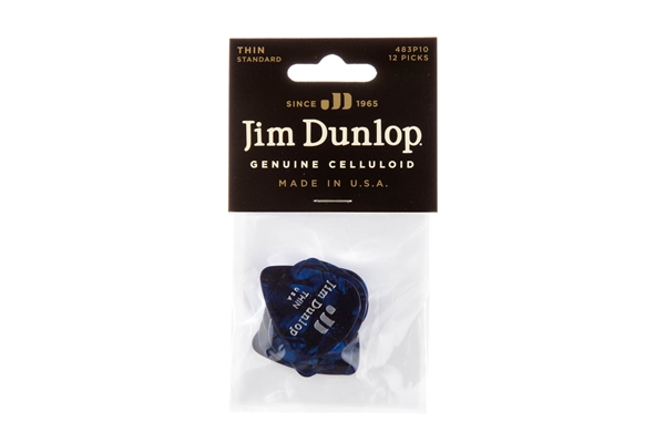 Dunlop - 483P#10 Blue Perloid - Thin