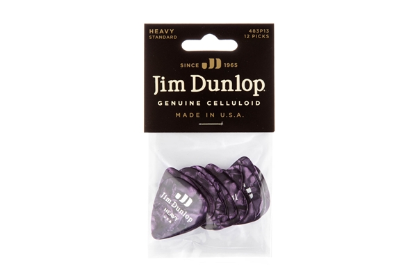 Dunlop - 483P#13 Purple Perloid - Heavy