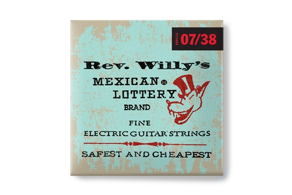 Dunlop - RWN0738 Rev. Willie, Extra Light Set/6