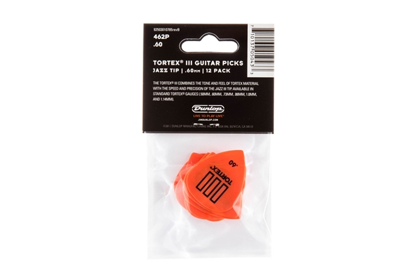 Dunlop - 462P Tortex III Orange .60