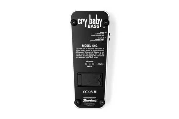 Dunlop - 105Q Cry Baby Bass Wah