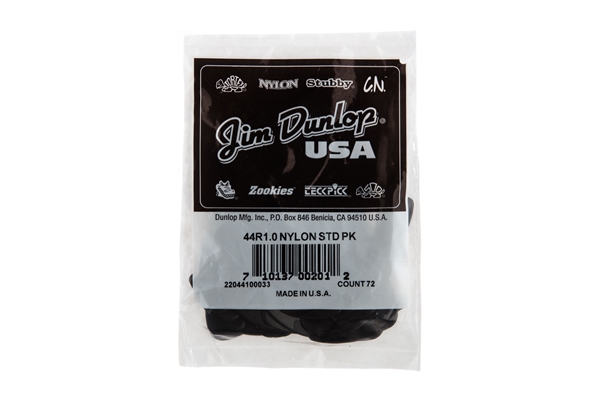 Dunlop - 44R1.0 Nylon Standard Black 1.0mm