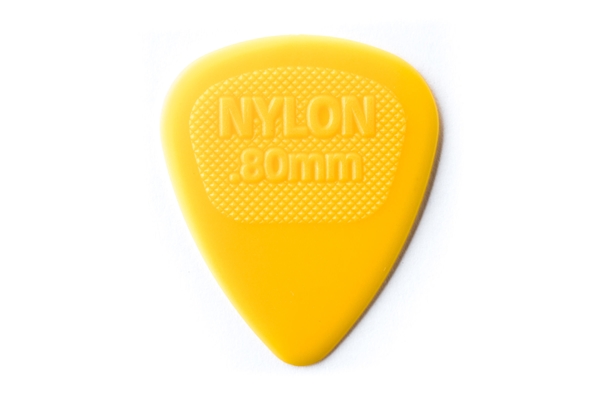 Dunlop - 443R.80 Nylon Midi Yellow .80mm