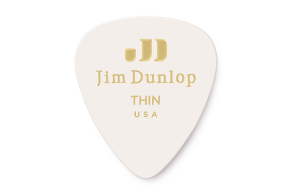 Dunlop - 483P#01 White Classic - Thin