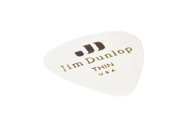 Dunlop - 483P#01 White Classic - Thin