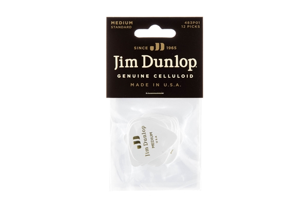 Dunlop - 483P#01 White Classic - Medium