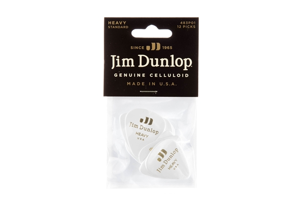 Dunlop - 483P#01 White Classic - Heavy