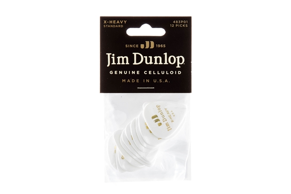 Dunlop - 483P#01 White Classic - Extra Heavy